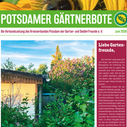 Juni 2026 - Potsdamer Gärtnerbote